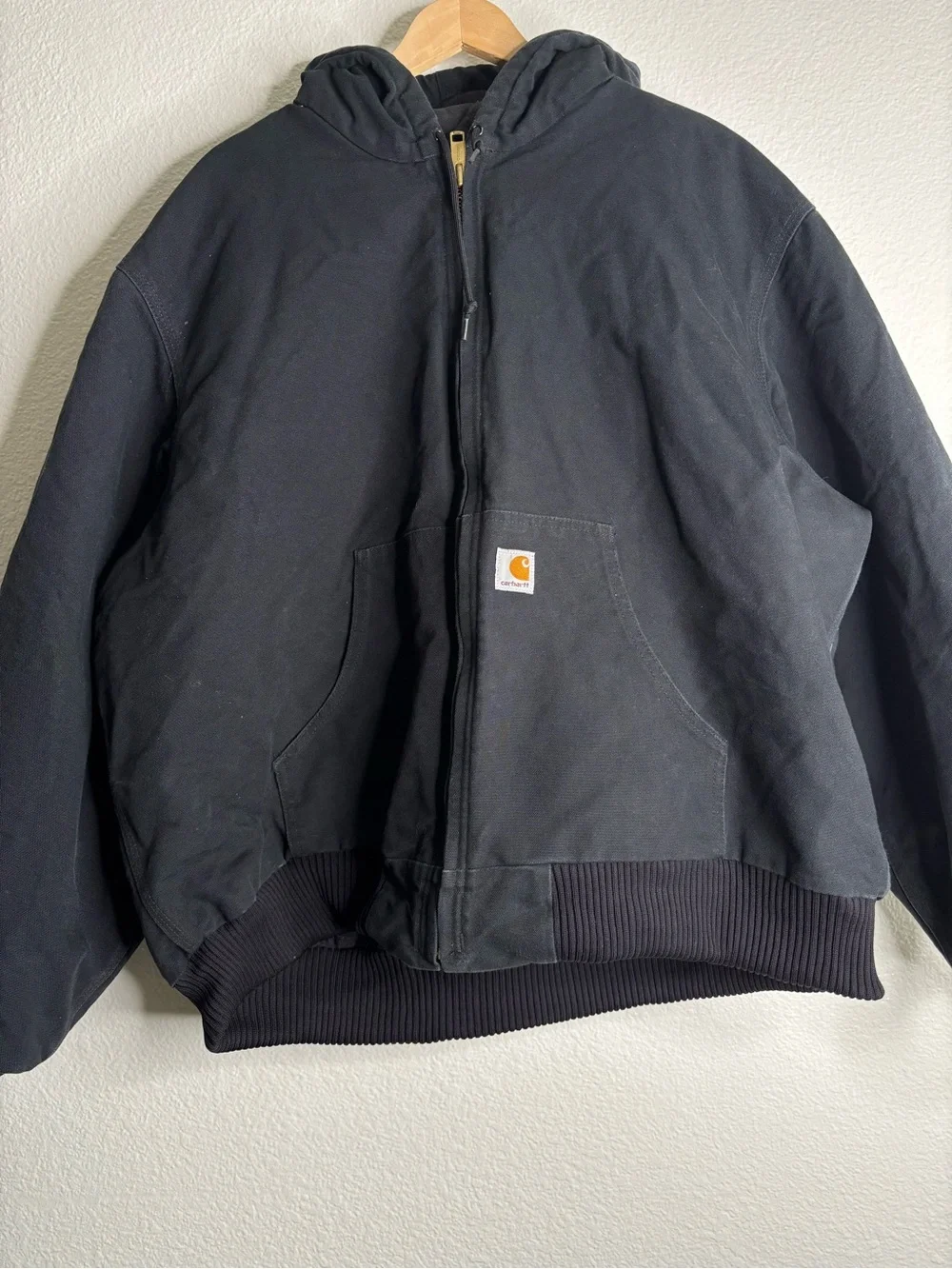 Carhartt ICONIC J140 FIRM DUCK ACTIVE JAC Black size 2XL